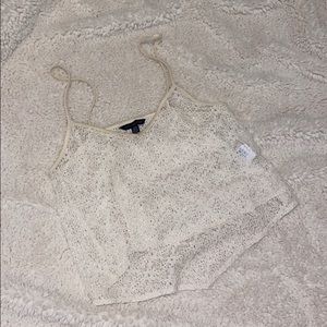 American Eagle Lace Crop Top